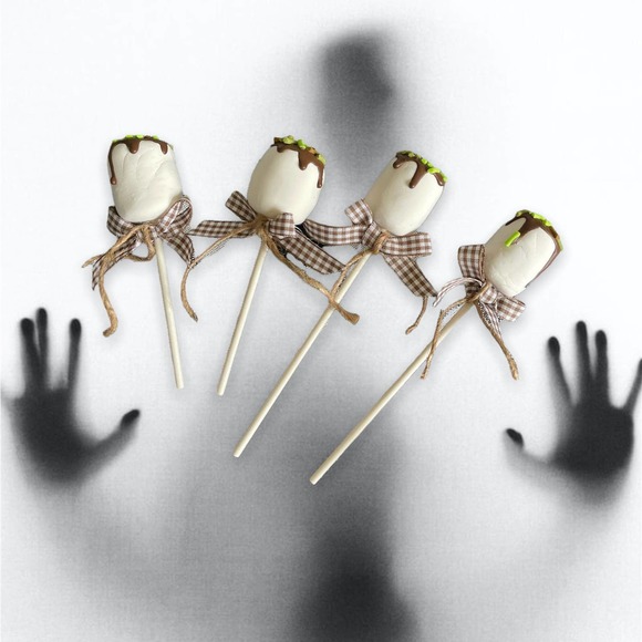 Faux Jason green topper |Mini marshmallows | Tired tray decor| Halloween decor - Picture 11 of 13